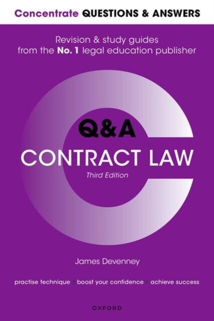 Concentrate Questions and Answers Contract Law : Law Q&A Revision and Study Guide (Paperback, 3 Revised edition)