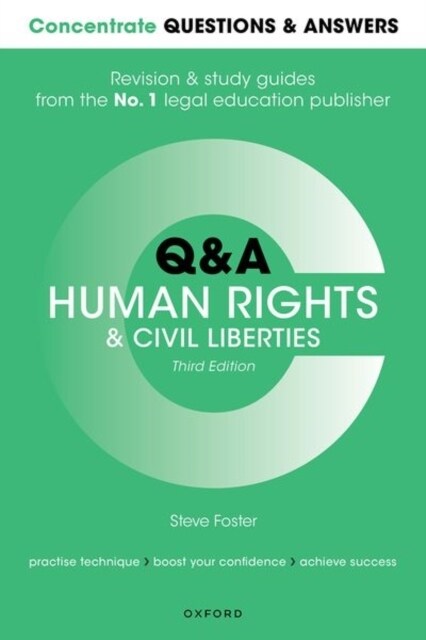 Concentrate Questions and Answers Human Rights and Civil Liberties : Law Q&A Revision and Study Guide (Paperback, 3 Revised edition)