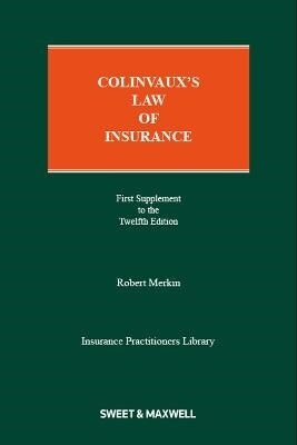 Colinvauxs Law of Insurance (Paperback, 12 ed)