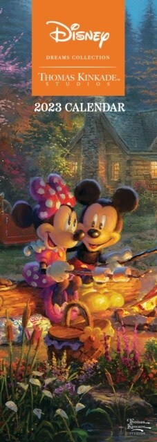 Disney Dreams Collection by Thomas Kinkade Studios: 2023 Slimline Wall Calendar (Calendar)