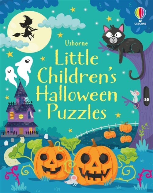 Little Childrens Halloween Puzzles : A Halloween Book for Kids (Paperback)