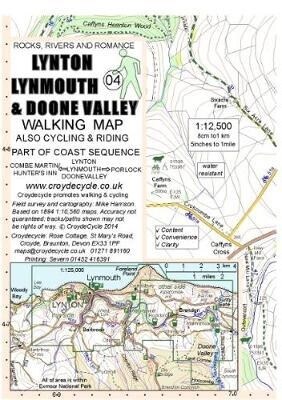 Lynton Lynmouth & Doone Valley Walking Map (Sheet Map, folded, 2 New edition)