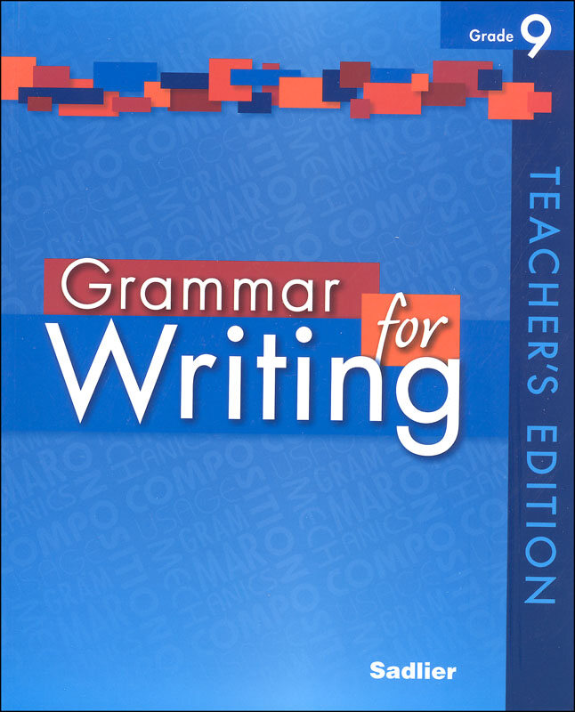 Grammar for Writing (enriched) Teachers Guide Blue (G-9) (Paperback)