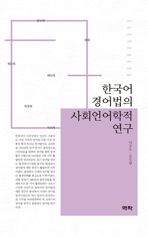 한국어 경어법의 사회언어학적 연구