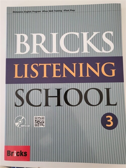 [중고] Bricks Listening School 3 (SB + AK)