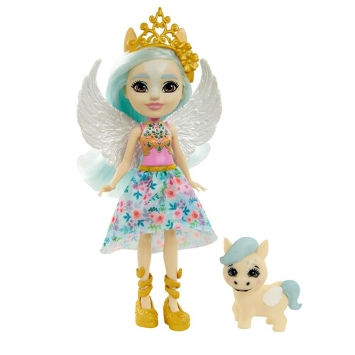 Enchantimals Royals Paolina Pegasus Puppe & Wingley (Toy)