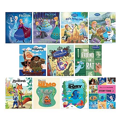 디즈니 스토리 리딩 겨울왕국 패키지 (전 10권/디지털콘텐츠 포함)