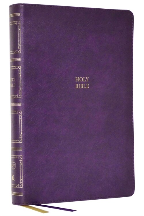 KJV Holy Bible: Paragraph-Style Large Print Thinline with 43,000 Cross References, Purple Leathersoft, Red Letter, Comfort Print: King James Version (Imitation Leather)