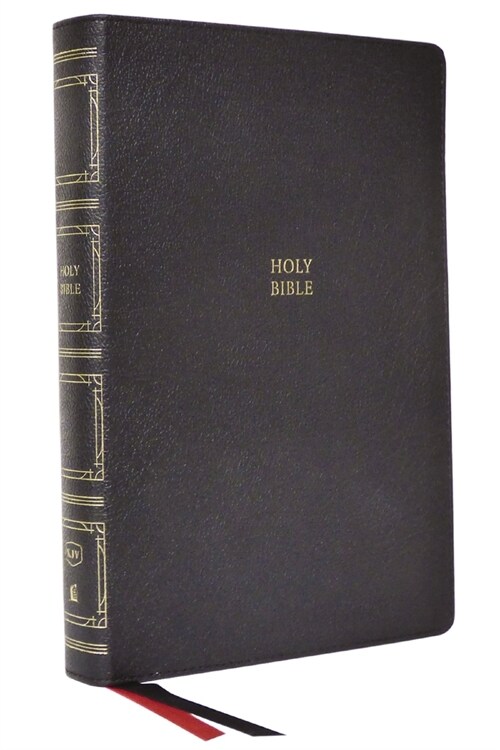 KJV Holy Bible: Paragraph-Style Large Print Thinline with 43,000 Cross References, Black Genuine Leather, Red Letter, Comfort Print: King James Versio (Leather)