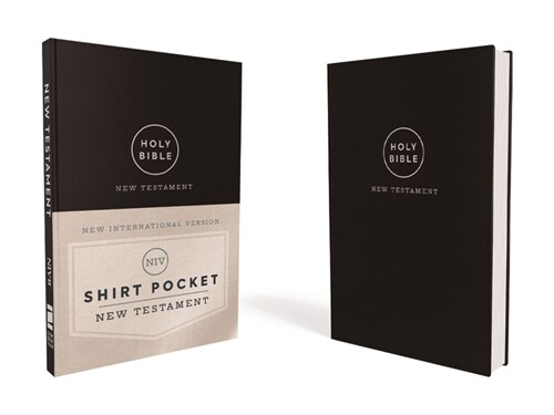 Niv, Shirt Pocket New Testament, Leathersoft, Black, Comfort Print (Imitation Leather)