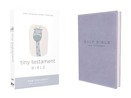 Niv, Tiny Testament Bible, New Testament, Leathersoft, Blue, Comfort Print (Imitation Leather)