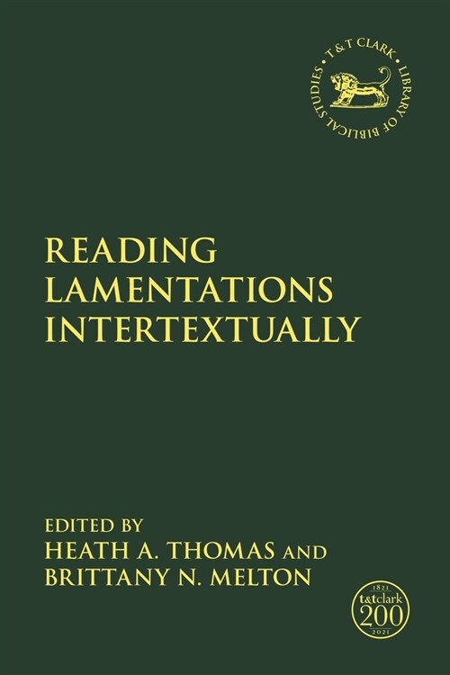 Reading Lamentations Intertextually (Paperback)