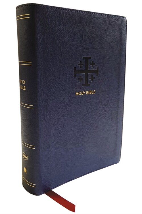 Nkjv, End-Of-Verse Reference Bible, Personal Size Large Print, Leathersoft, Blue, Red Letter, Comfort Print: Holy Bible, New King James Version (Imitation Leather)