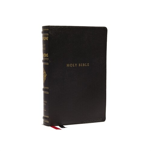 Kjv, Wide-Margin Reference Bible, Sovereign Collection, Genuine Leather, Black, Red Letter, Comfort Print: Holy Bible, King James Version (Leather)