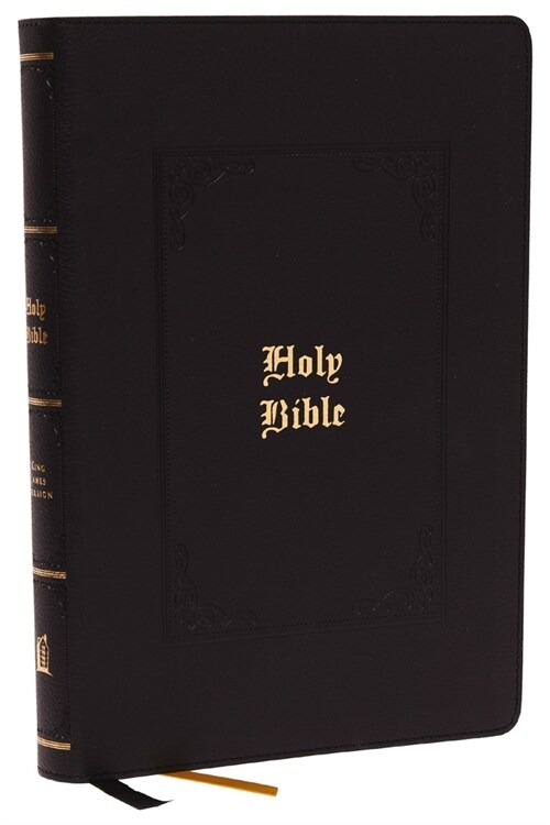 KJV Holy Bible: Large Print with 53,000 Center-Column Cross References, Black Leathersoft, Red Letter, Comfort Print (Thumb Indexed): King James Versi (Imitation Leather)