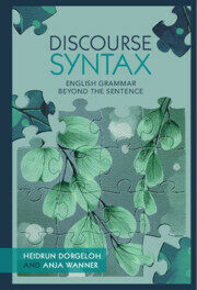 Discourse Syntax : English Grammar Beyond the Sentence (Paperback)