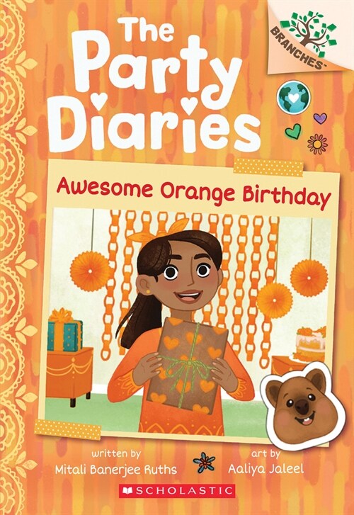 Awesome Orange Birthday: A Branches Book (the Party Diaries #1) (Paperback)