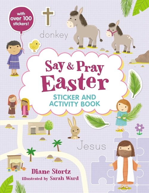 Say and Pray Bible Easter Sticker and Activity Book (Paperback)