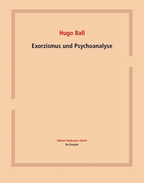 Exorzismus Und Psychoanalyse (Hardcover)