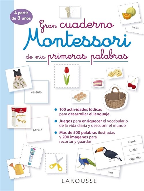 GRAN CUADERNO MONTESSORI DE MIS PRIMERAS PALABRAS (Paperback)