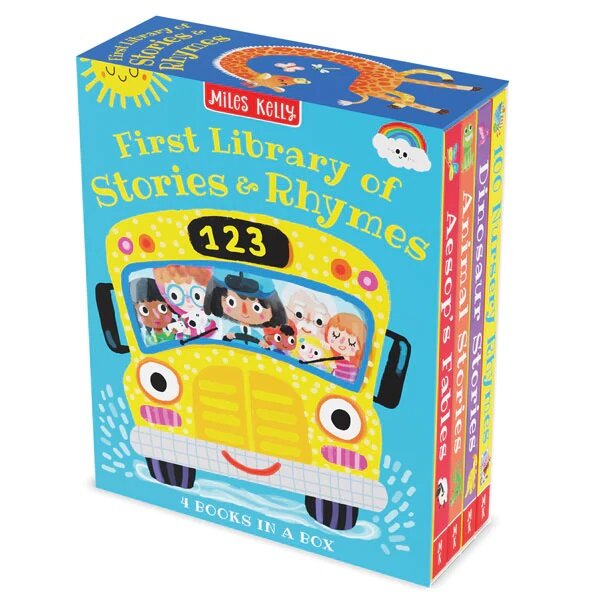 First Library Stories & Rhymes Slipcase (Hardcover 4권)