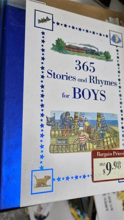 [중고] 365 Stories and Rhymes for Boys (Hardcover)