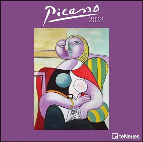Picasso 2022 - Wand-Kalender - Broschuren-Kalender - 30x30 - 30x60 geoffnet - Kunst-Kalender (Calendar)