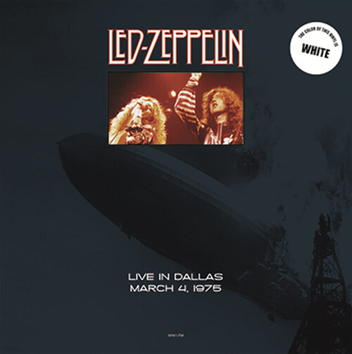 [수입] Led Zeppelin - Live in Dallas March 4, 1975 [White Color LP]