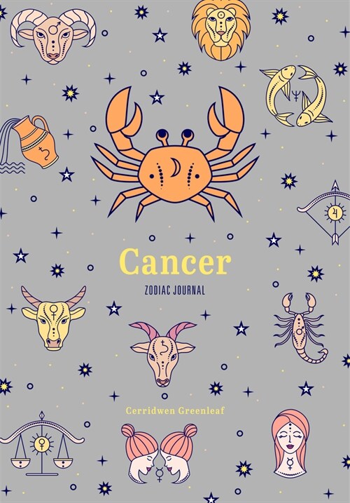 Cancer Zodiac Journal: A Cute Journal for Lovers of Astrology and Constellations (Astrology Blank Journal, Gift for Women) (Paperback)