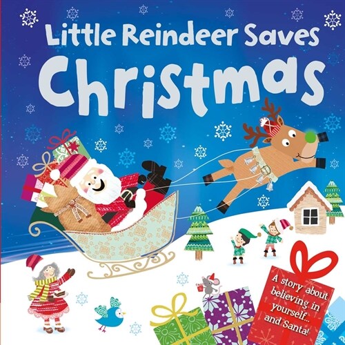 Little Reindeer Saves Christmas: Padded Board Book (Board Books)