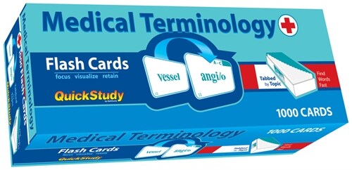 Medical Terminology Flash Cards (1000 Cards): A Quickstudy Reference Tool (Other)