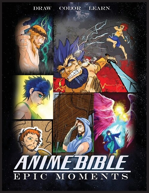 Anime Bible Epic Moments: Coloring Book (Paperback)