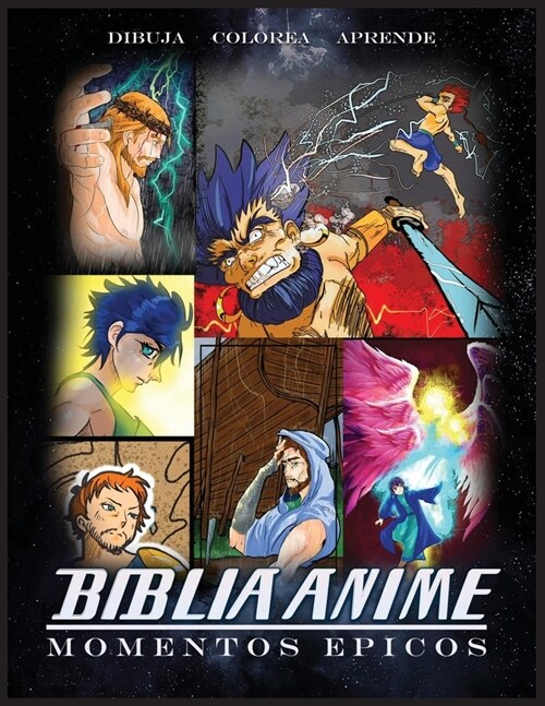 Biblia Anime Momentos Epicos: Libro Para Colorear (Paperback)