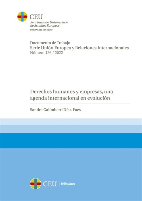 DERECHOS HUMANOS Y EMPRESAS UNA AGENDA INTERNACIONAL EN EVO (DH)