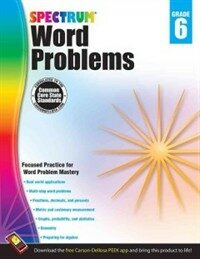 Spectrum Word Problems, Grade 6 (Paperback)