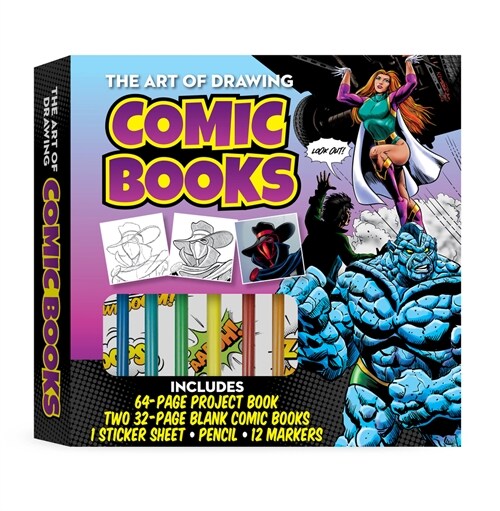 Art of Drawing Comic Books Kit (Kit)