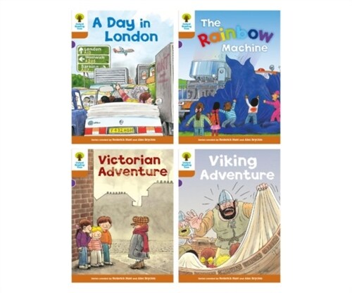 Oxford Reading Tree: Biff, Chip and Kipper Stories: Oxford Level 8: Mixed Pack of 4 (Paperback, 1)