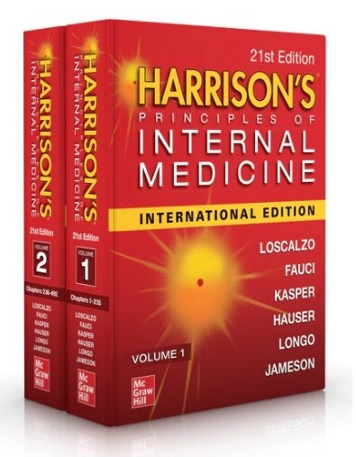 Harrisons Principles Of Internal Medicine (Hardcover, 2 Volumes, 21th, International)