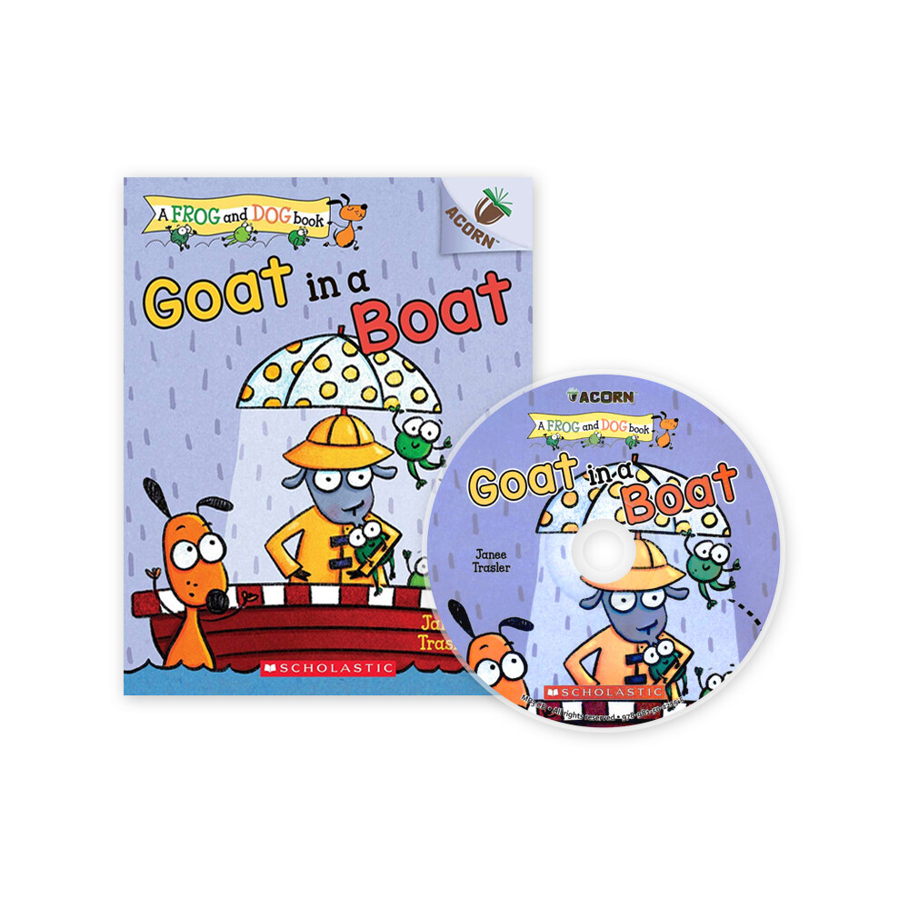 A Frog and Dog Book #2: Goat in a Boat (Paperback + CD + StoryPlus QR)