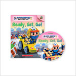 Moby Shinobi and Toby, Too! #3: Ready, Set, Go! (Paperback + CD + StoryPlus QR)