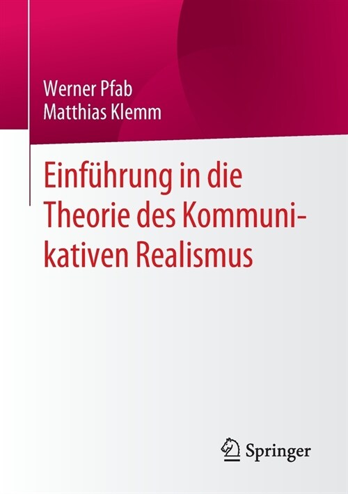Einf?rung in Die Theorie Des Kommunikativen Realismus (Paperback, 1. Aufl. 2022)