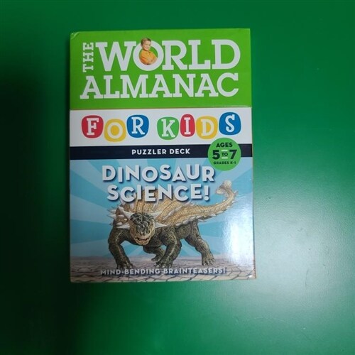 [중고] World Almanac for Kids Puzzler Deck: Dinosaur Science 5-7: Ages 5-7, Grades 1-2 (Paperback)