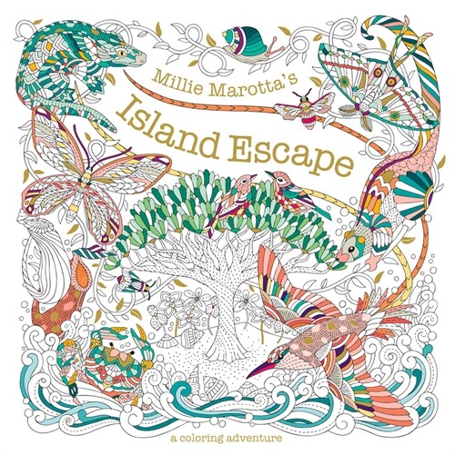 Millie Marottas Island Escape: A Coloring Adventure (Paperback)