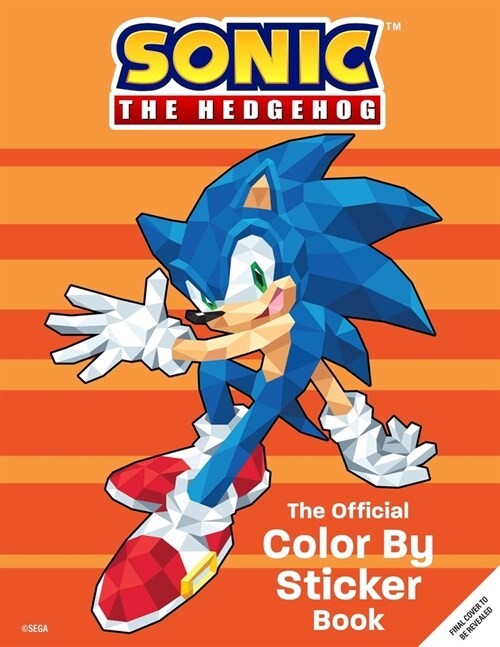 Sonic the Hedgehog: The Official Color by Sticker Book (Sonic Activity Book) (Paperback)