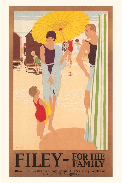Vintage Journal Filey for the Family Travel Poster (Paperback)