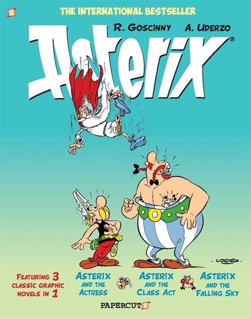 Asterix Omnibus Vol. 11: Collecting Asterix and the Actress, Asterix and the Class Act, and Asterix and the Falling Sky (Paperback)