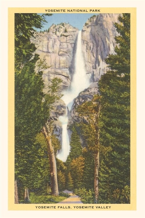 The Vintage Journal Yosemite Falls, California (Paperback)