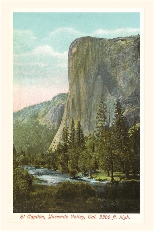 The Vintage Journal El Capitan, Yosemite, California (Paperback)