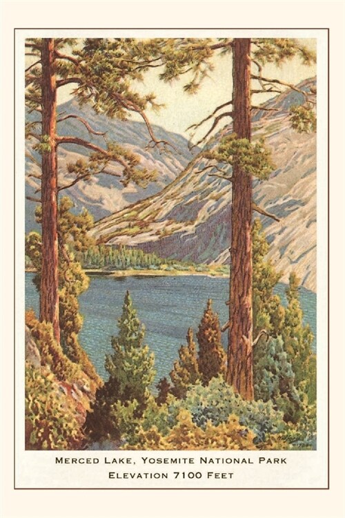 The Vintage Journal Merced Lake, Yosemite, California (Paperback)