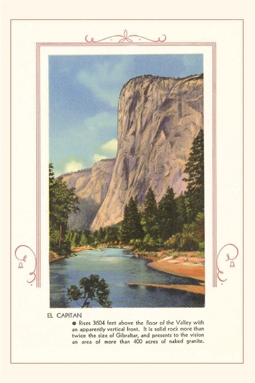 The Vintage Journal El Capitan, Yosemite, California (Paperback)
